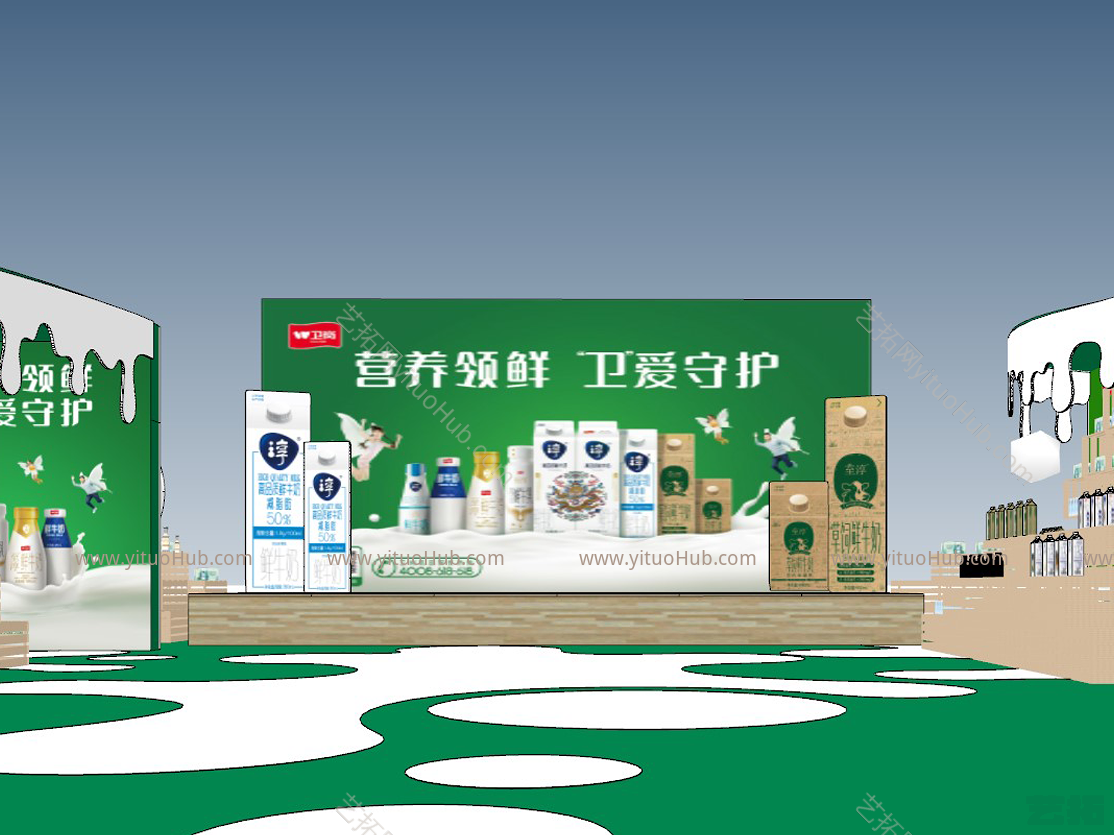 现代快闪店 临时性店铺 商业活动展台