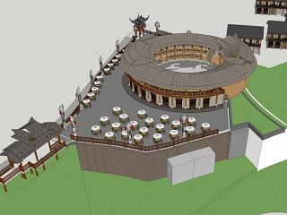 土家族表演场