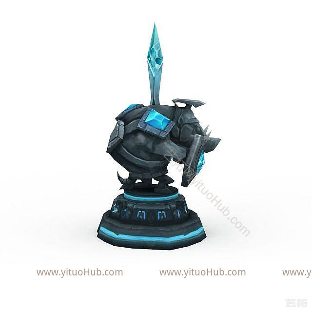 现代LOL防御塔模型