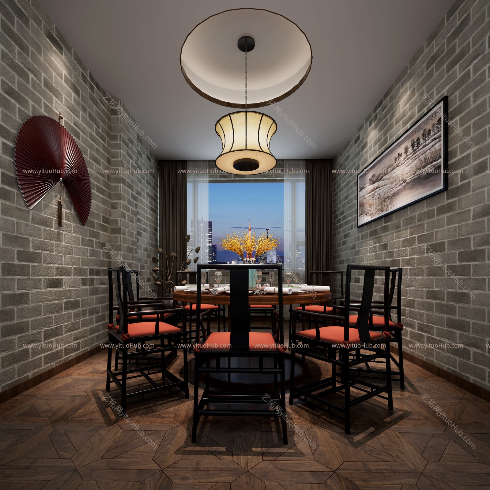 新中式餐厅 中餐厅 