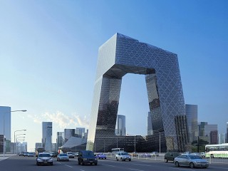 中央电视台办公楼大裤衩模型