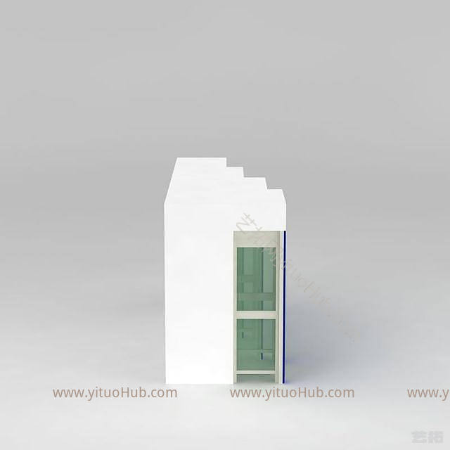 银行智能ATM机防护舱模型