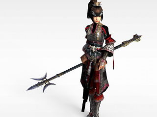 现代女侠模型
