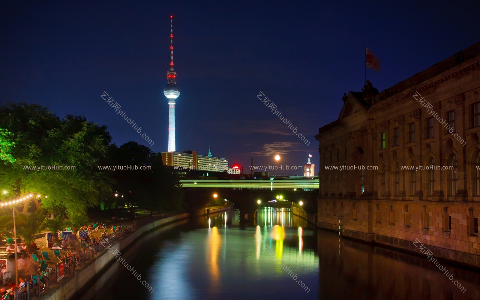 城市夜景贴图