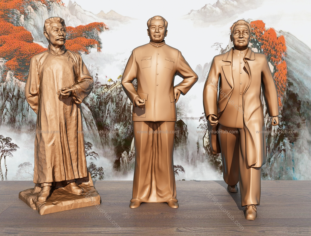 中式雕塑摆件