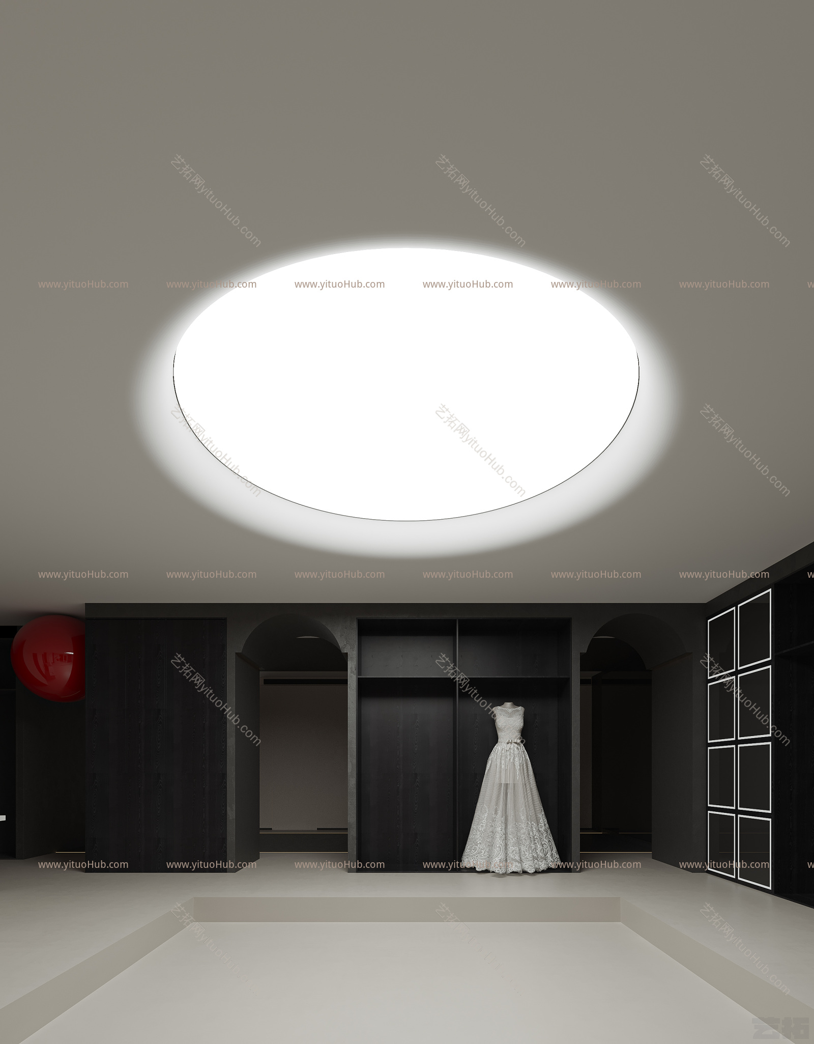 现代婚纱店设计 