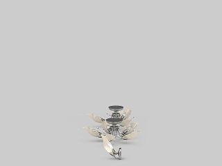 创意水晶灯模型