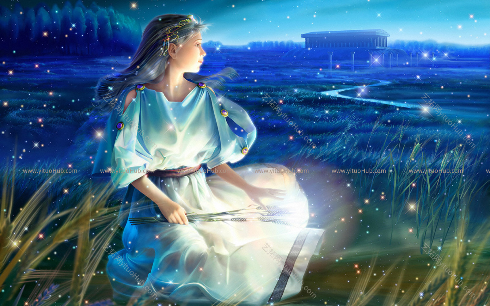 十二星座处女座壁画贴图
