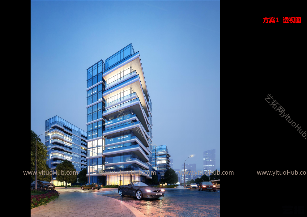 上海浦东前滩36-01地块概念觃划不建筑设计