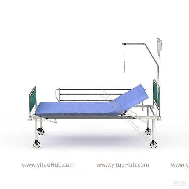 现代医用病床模型