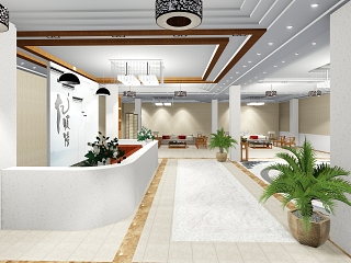 新中式餐饮中心设计