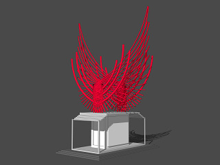 广场雕塑 摆件 现代雕塑3D雕塑