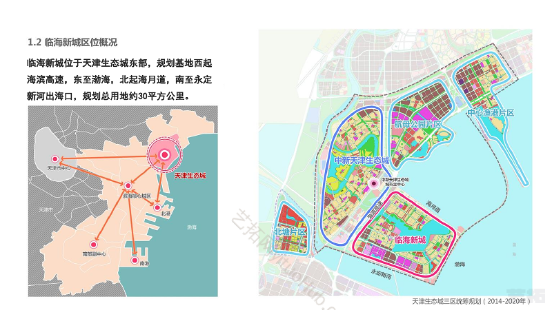 天津生态城临海新城城市设计