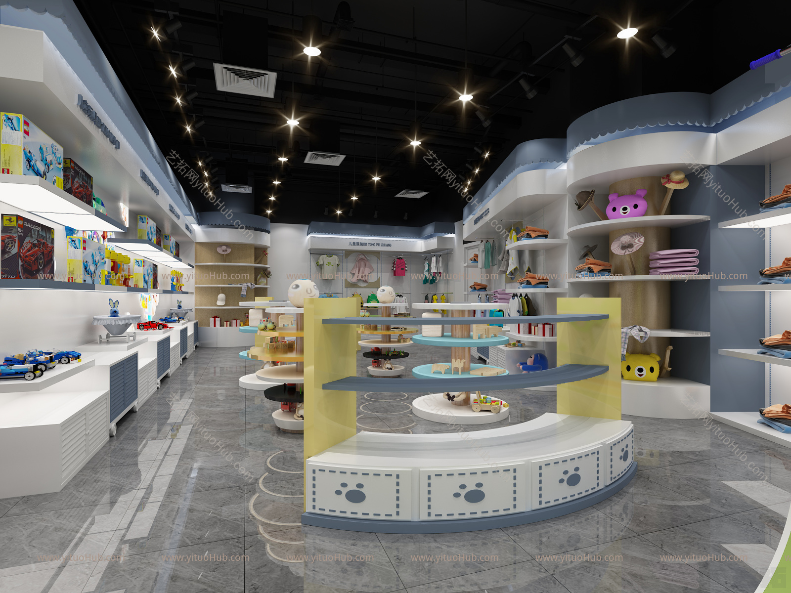 现代儿童玩具专卖店