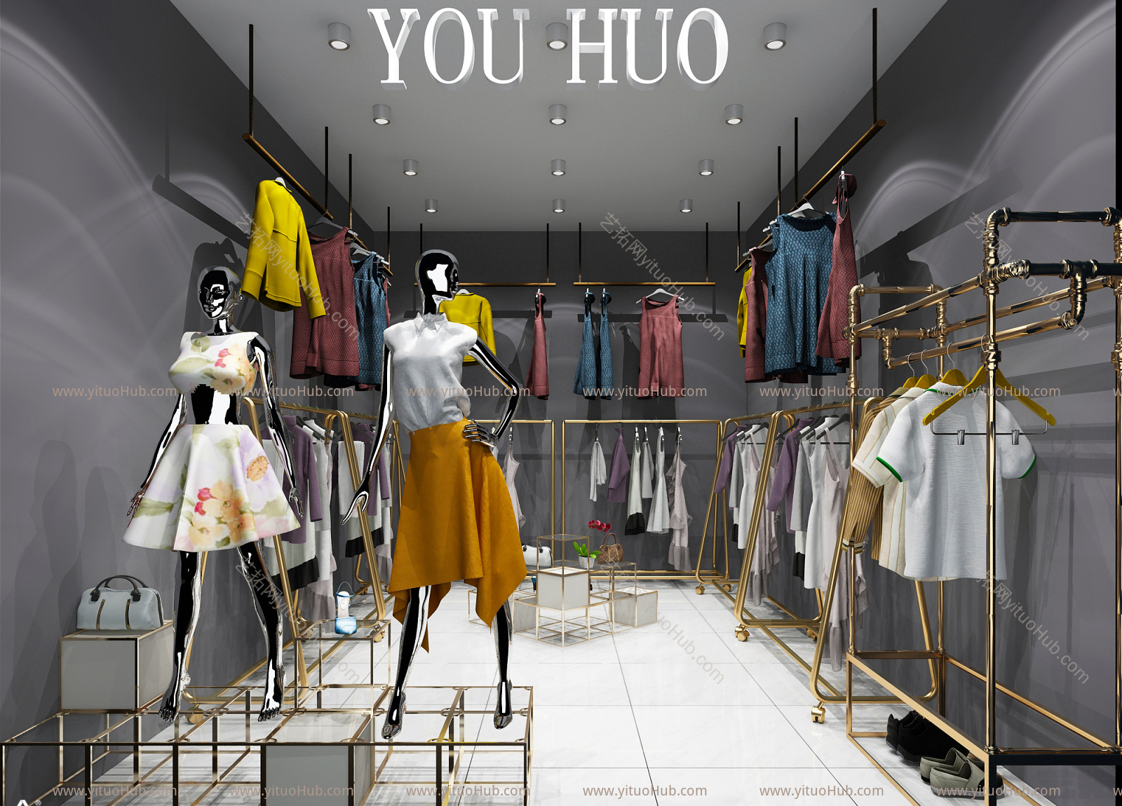 现代服装店