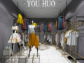 现代服装店