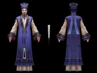 现代三国人物模型