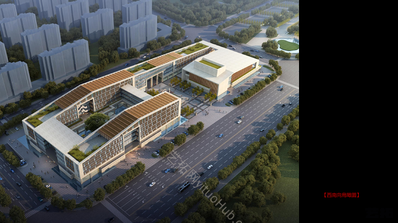 济南市临港文化中心建筑方案设计