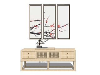 中式装饰柜