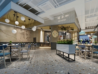 工业风餐厅 工业风餐饮空间 餐饮空间