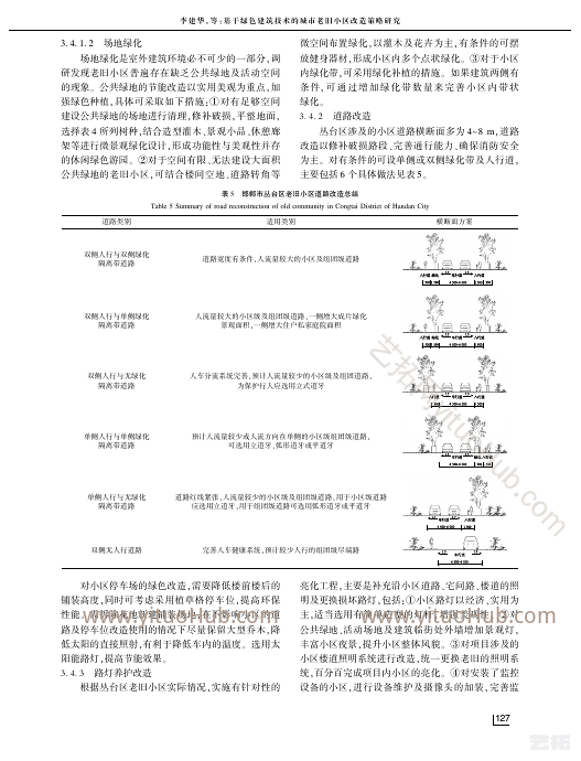 基于绿色建筑技术的城市老旧小区改造策略研究