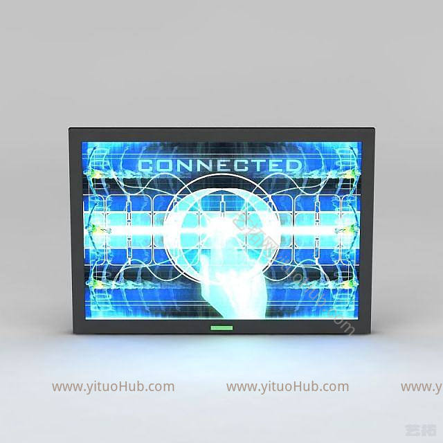 现代液晶电视模型