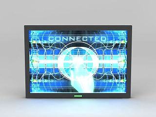 现代液晶电视模型