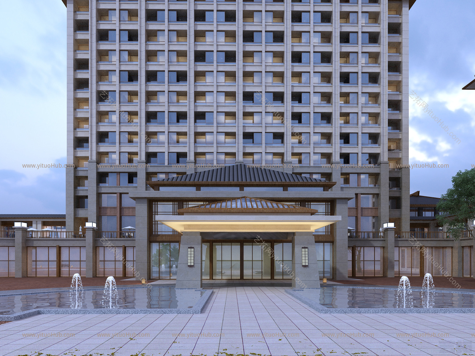 现代大门