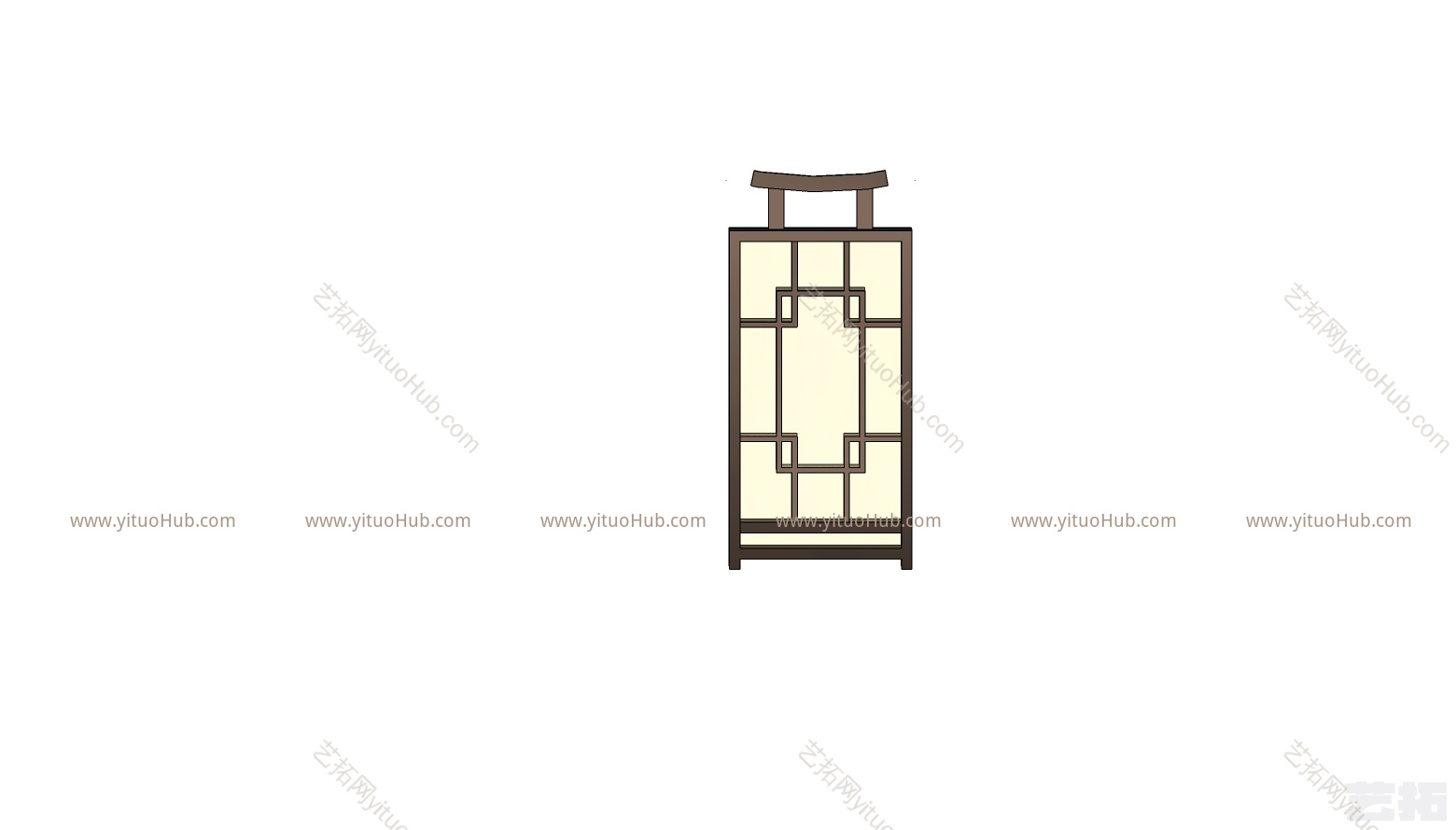 景观小品模型灯具