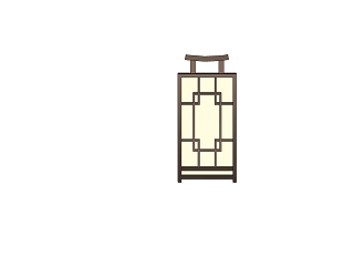 景观小品模型灯具