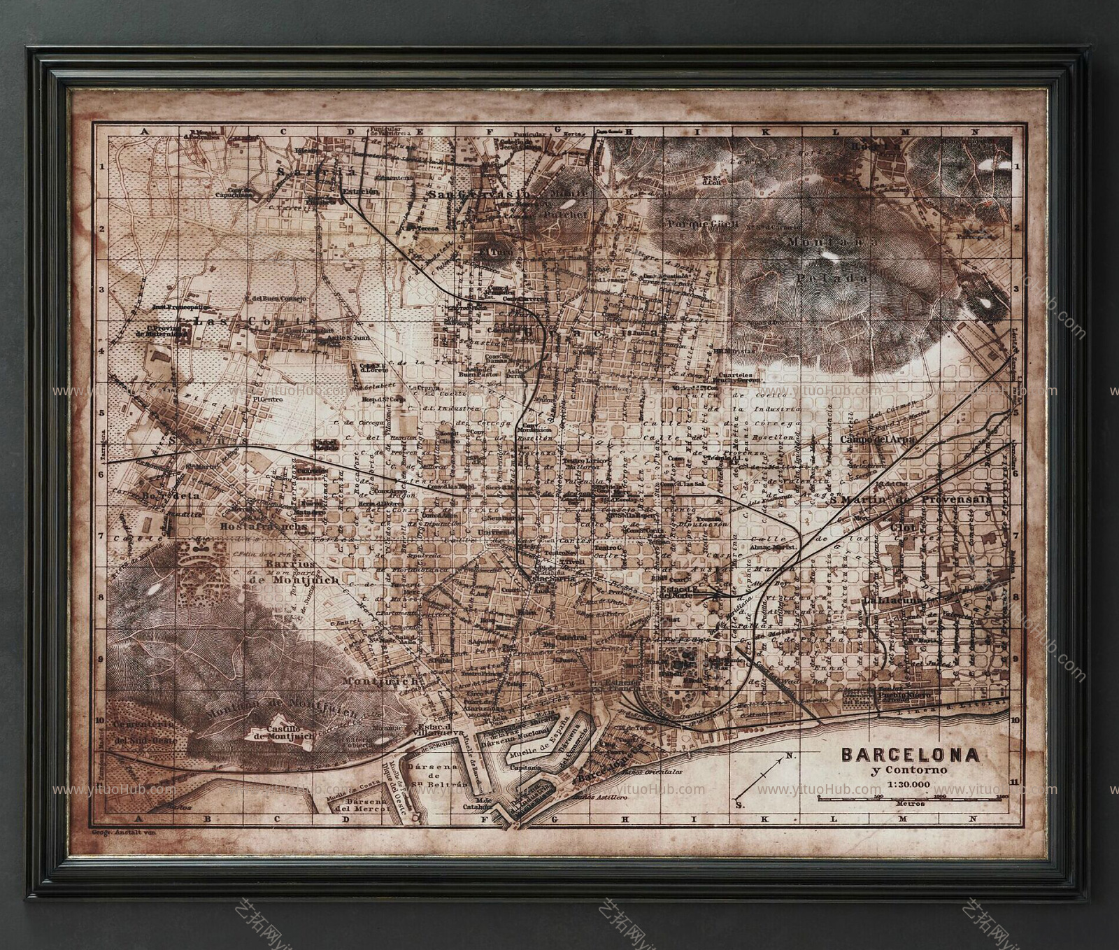 带框 现代 装饰画