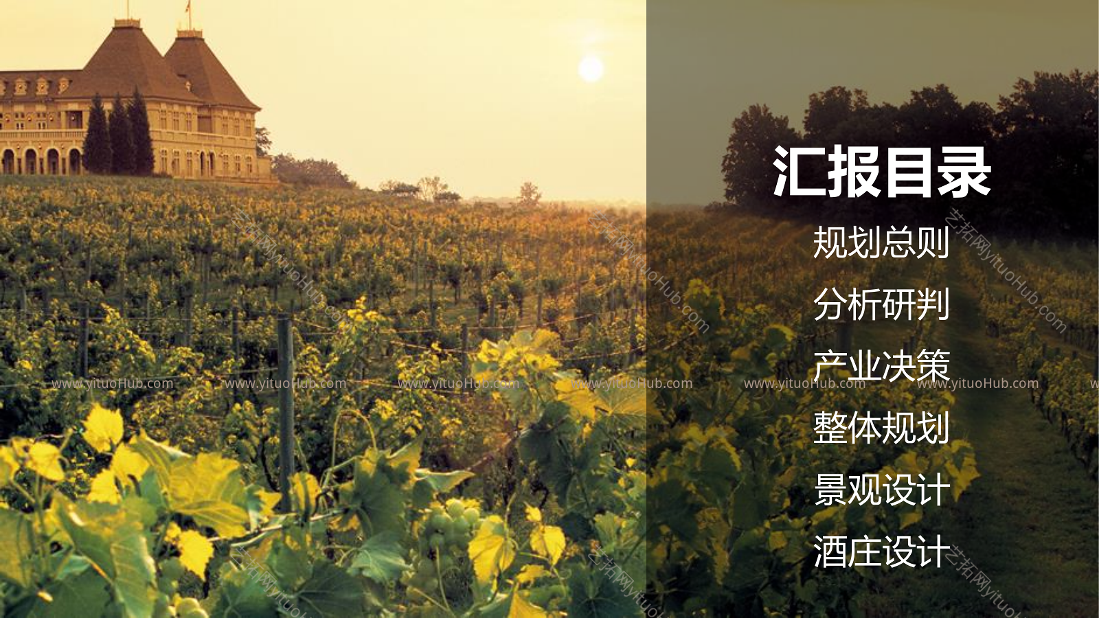 东润·朗斐国际葡萄酒产业园详规方案