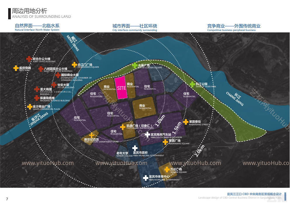 宜宾三江口中央商务区景观方案设计