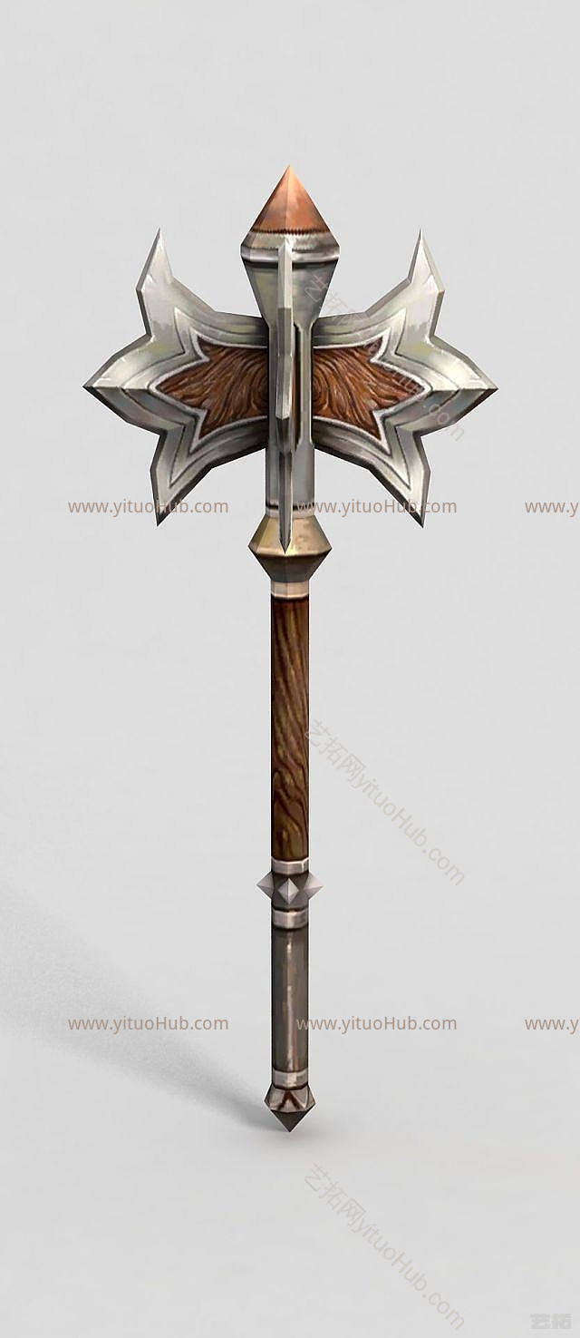 现代龙之谷游戏武器模型