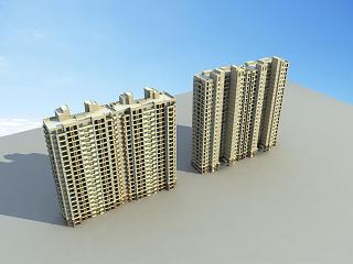 欧式简约住宅多层高层