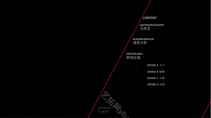成都W酒店建筑灯光方案