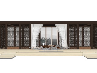 中式禅意廊亭