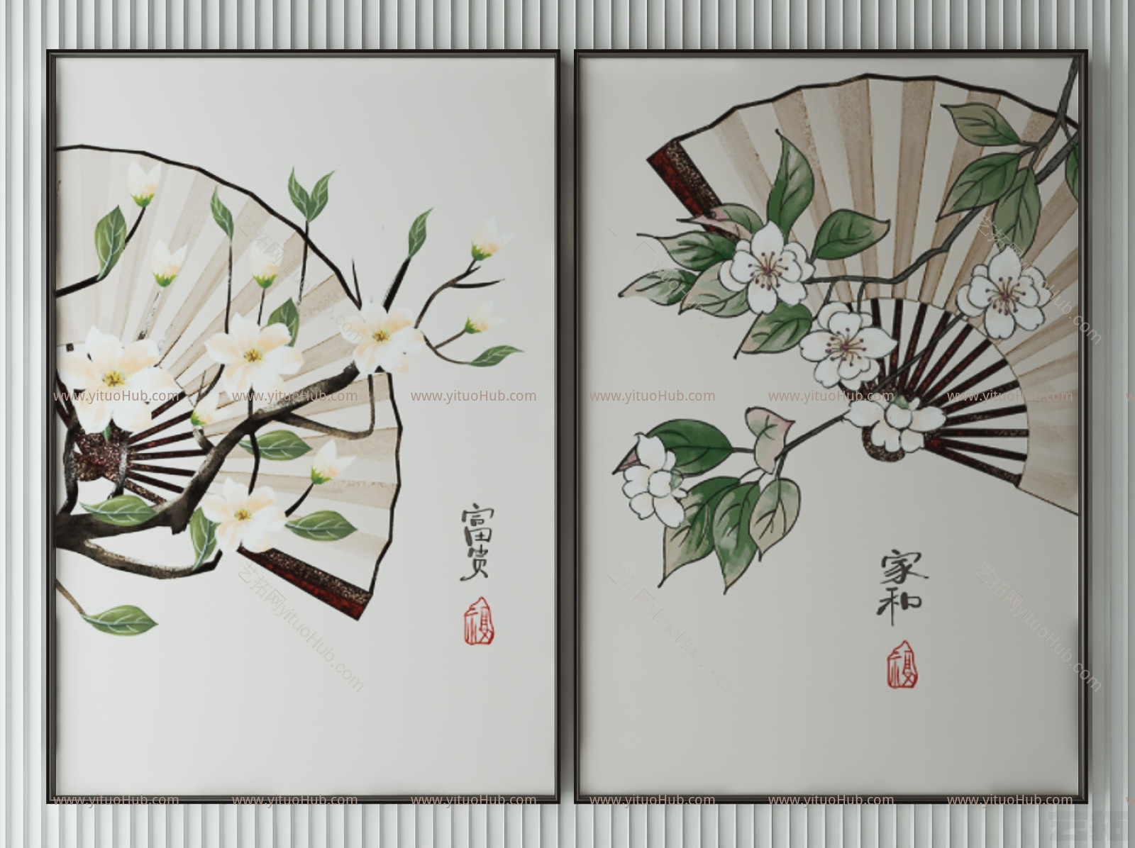新中式装饰画 挂画 装饰挂画 艺术画 禅意挂画