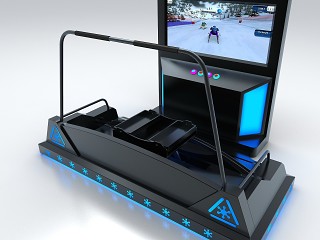 现代VR滑雪机模型