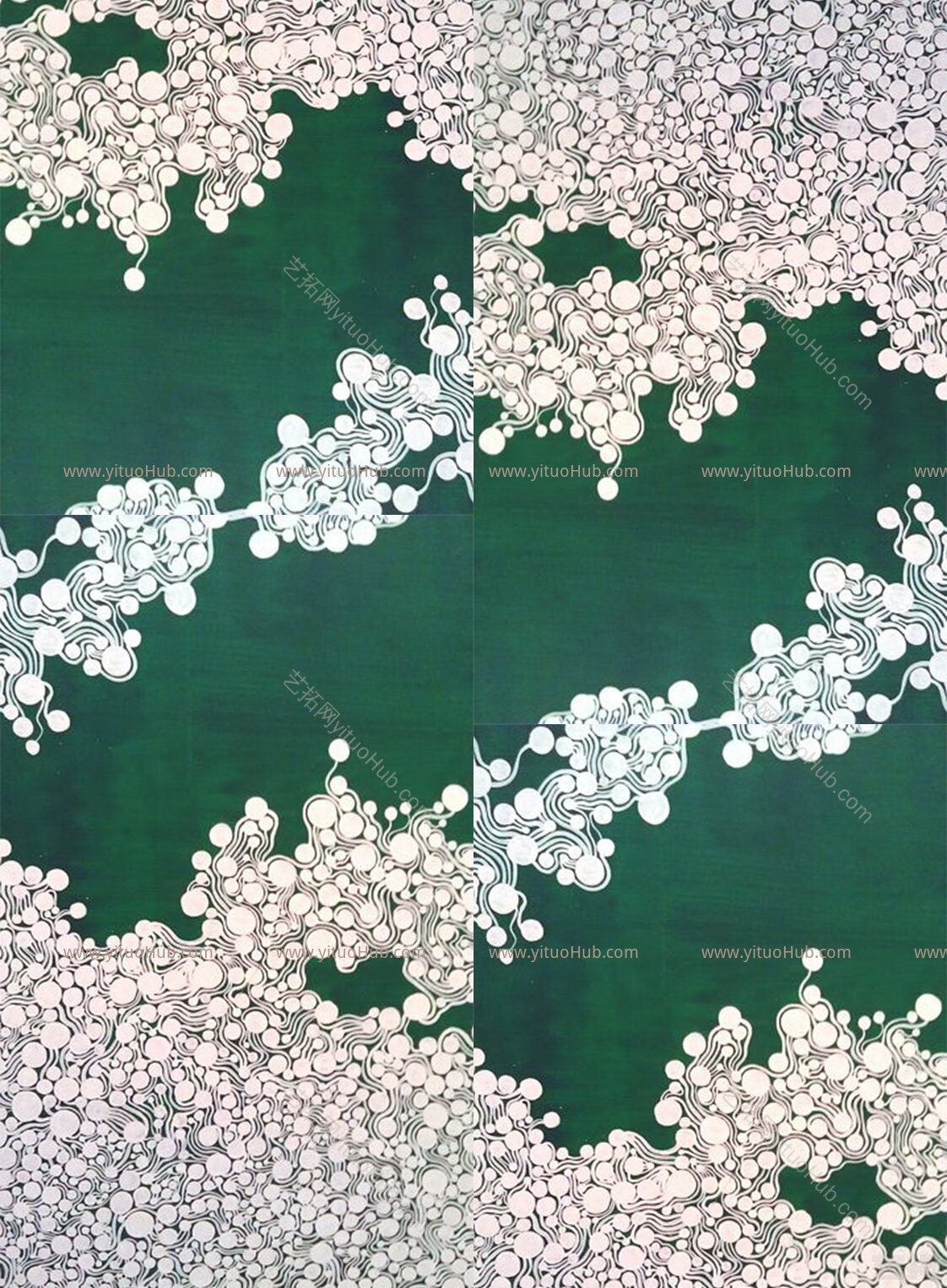 现代新中式抽象地毯 (1)
