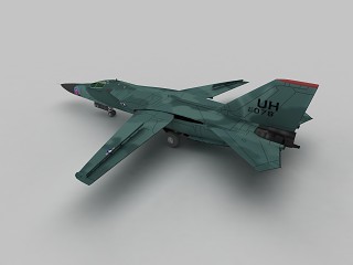 现代F111战斗机模型