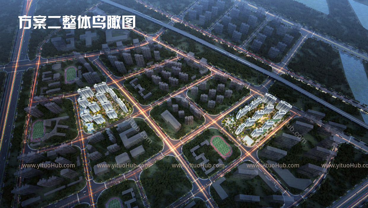郑州二七区57号、58号地块项目概念规划设计方案