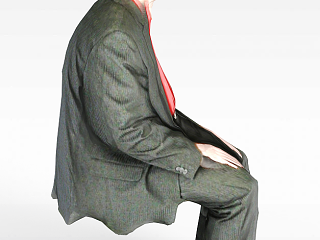 现代中年男人模型