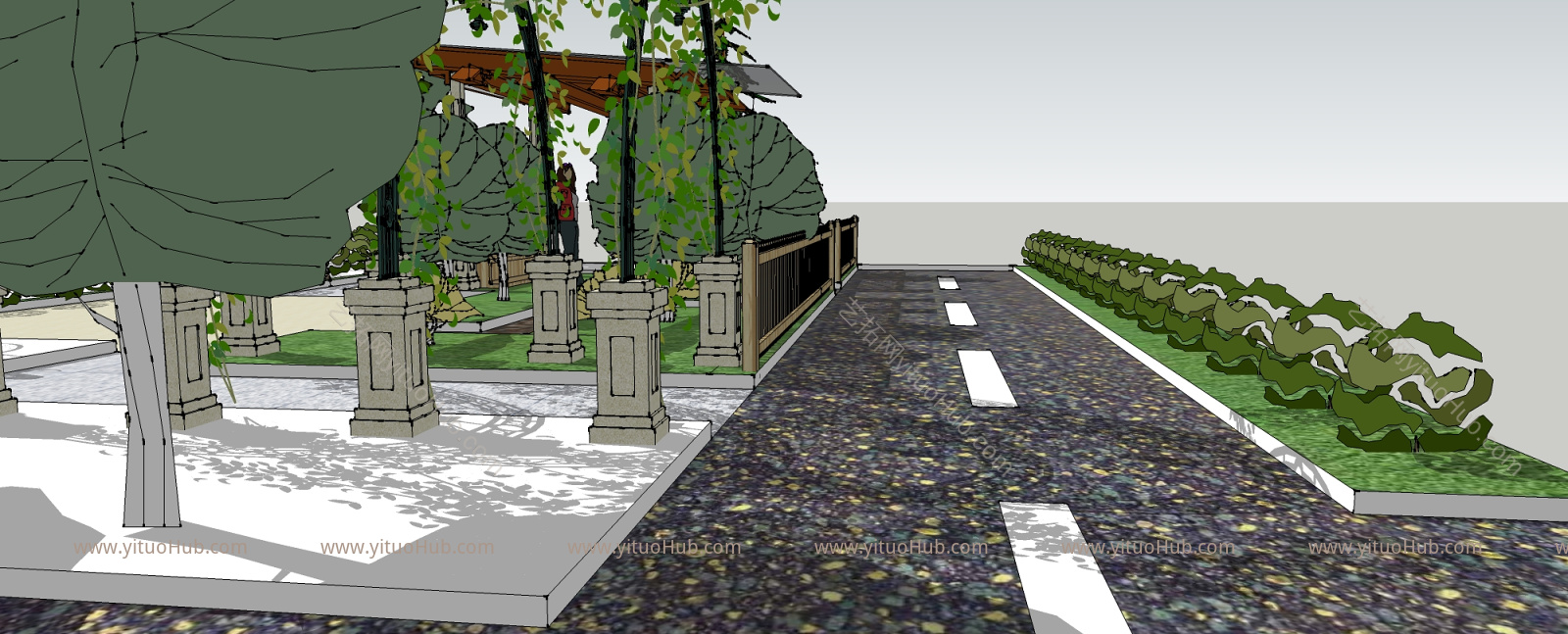 乡村庭院建筑景观规划