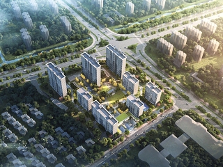 现代小区建筑