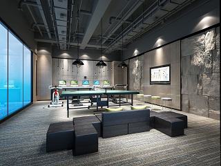 现代健身房模型