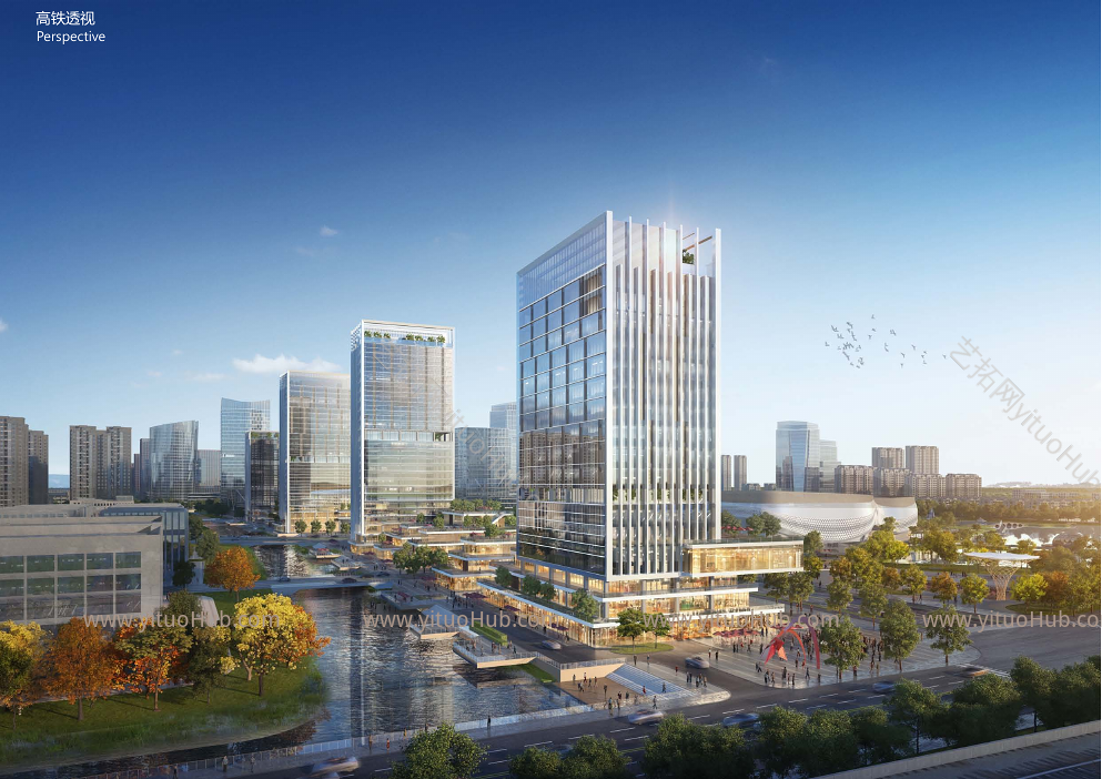 常州北站商办项目规划与建筑方案设计3