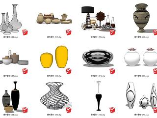 室内家工装花瓶工艺品雕塑挂画挂饰组合装饰摆件素材库18ge饰品 纸牌 画 鼓 老人