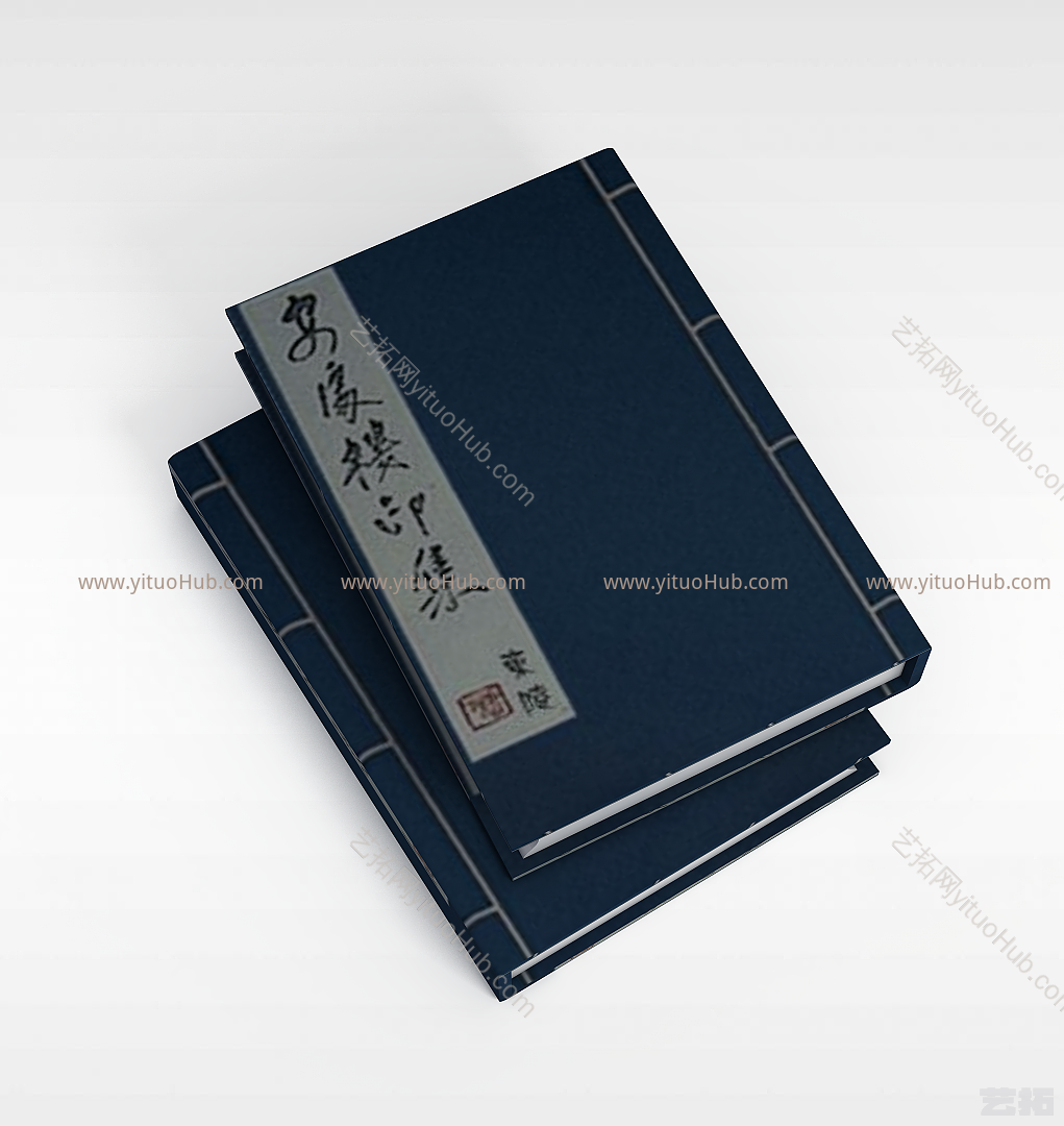 现代中国古代书籍模型