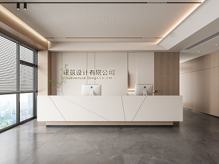 现代公司前台 接待台